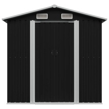 vidaXL Gartenschuppen 204 x 132 x 186 cm anthrazit