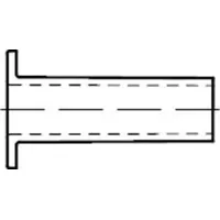 Industrial Quality Supplies DIN 7338 Hohlniete, Cu C 5x15