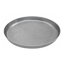 SCHNEIDER Pizzablech gelocht, Aluminium, rund, Gelochtes Backblech für eine bessere Luftzirkulation beim Backen, 1 Blech, Ø 38 cm