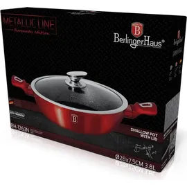 Berlinger Haus Red Metallic Line Burgundy Edition