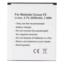 AccuCell Akku passend für den Mobistel Cynus F5 Akku MT-8201B, MT-8201S, MT-8201W, 1700mAh