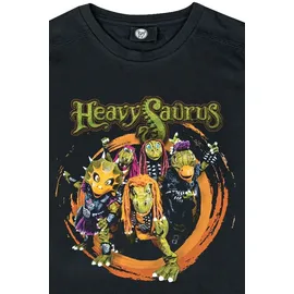Heavysaurus T-Shirt - Metal-Kids - Rock 'n Rarr - 152 bis 164 - für Mädchen & Jungen - Größe 164 - schwarz - Lizenziertes Merchandise! - 164