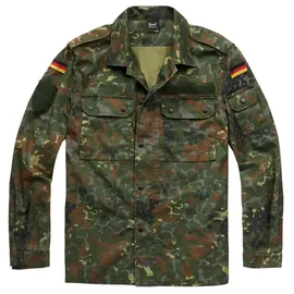 Brandit Textil Bw Field Langarmhemd Flecktarn 3XL