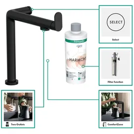 Hansgrohe Aqittura M91 Einhebelmischer Schwarz
