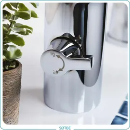 sotbe 3-Loch Badewannenarmatur mit Brausegriff Chrom
