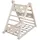 roba Kletterdreieck Holz mit Seil - Sprossen, Natur/Grau, ab 24 Monaten - Gr.: onesize
