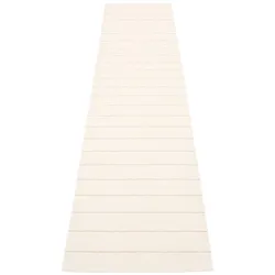 pappelina Carl Outdoor-Teppich - vanille / weiß 70 x 350cm