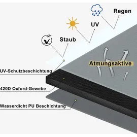 Dokon Grill Abdeckung 420D Oxford Gewebe Anti-UV