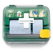 orkla wound care ab `Cederroth` Pflasterspender Soft Foam Spender 2-in-1 B142xH123xT138ca.mm grün,transparent