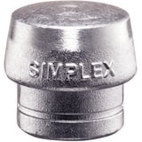 HALDER SIMPLEX Kopf-Ø 80mm Weichmetall silber hart