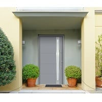 Splendoor Haustür Thermodoor PLUS SP30G  (100 x 210 cm, DIN Anschlag: Rechts, Verkehrsgrau)