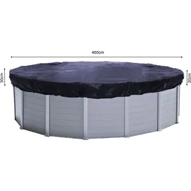 Quick Star Poolabdeckung Schwarz Ø 520 cm