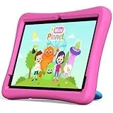 plimpton Kinder Tablet 10 Zoll Android 14, Octa-Core, 4GB RAM+64GB ROM(1TB TF), Stoßsichere Eva-Hülle, Kids Space, iKids, Kindersicherung, 6000 mAh, PlimPad Kids20 (Rosa)