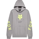 Fox Hoodie Grau/Gelb M
