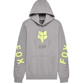 Fox Hoodie Grau/Gelb M