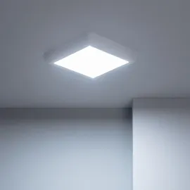 efectoLED Einbauleuchte 18W Rund Silber 3000K Warmweiß