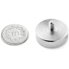 supermagnete 5x Supermagnete, Magnet, mit Gewindezapfen (2x)