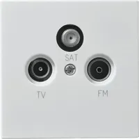 McPower Antennendose McPower ''Shallow'' für TV, Radio und Sat,