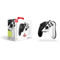 PDP Faceoff Deluxe Controller schwarz/weiß Nintendo Switch
