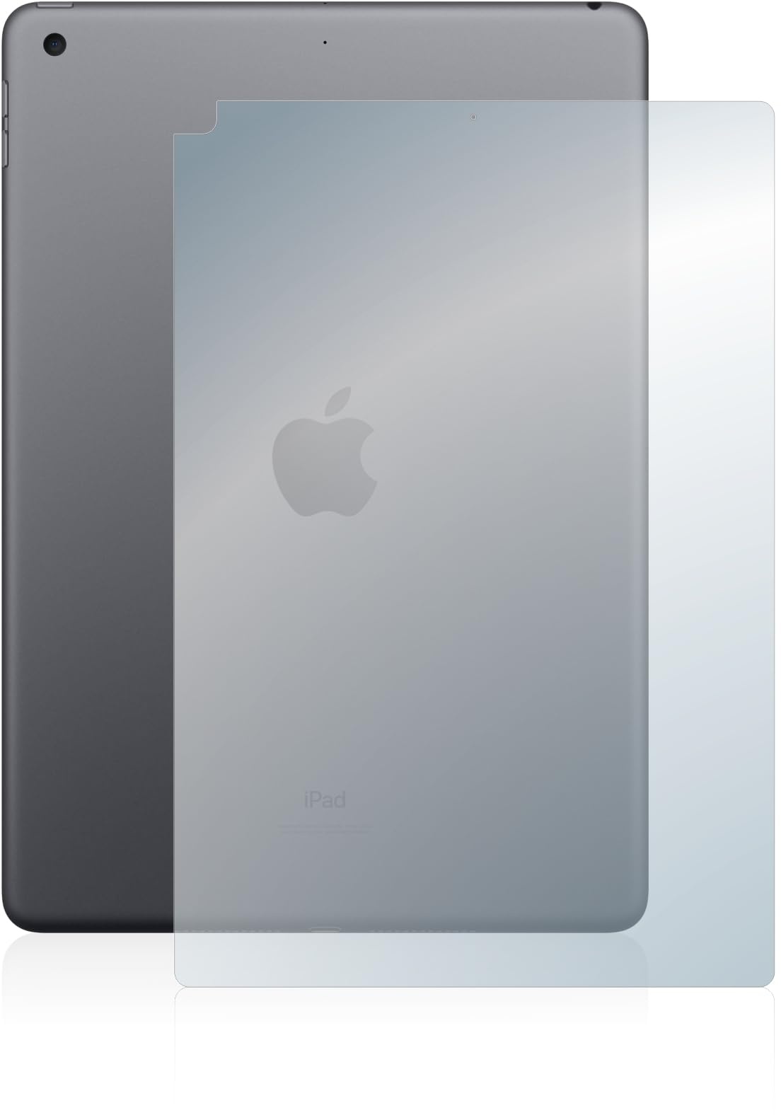 BROTECT Panzerglasfolie für Apple iPad 10.2′′ WiFi 2021 (Rückseite, 9 Gen.) Schutzglas Schutzfolie [Extrem Kratzfest 9H, Anti-Fingerprint