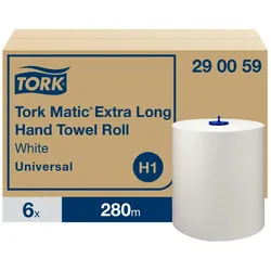 Tork Handtuchrolle Matic H1 290059 280m 1lagig weiß
