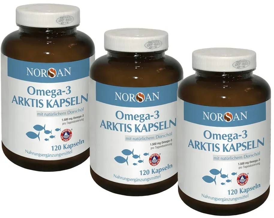 Norsan Omega 3 Arktis Kapseln 3X120 St