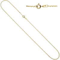 Goldkette JOBO Halsketten Gr. Gelbgold 585, L: 45cm, gelb (gelbgold 585) Damen Ankerkette 585 Gold 45 cm 1,2 mm