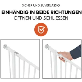 hauck Treppenschutzgitter Open N Stop 2 75-80 cm Weiß