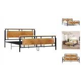 vidaXL Bett Metall 180x200 cm