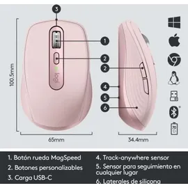 Logitech MX Anywhere 3 rosa