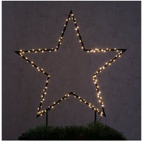 MARELIDA LED Gartenstecker Stern Leuchtstern Lichterstern H: 60cm Weihnachtsdeko f. Au√üen