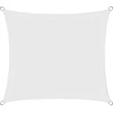 casa pura Atmungsaktives Sonnensegel quadratisch 500 x 500 cm Weiß