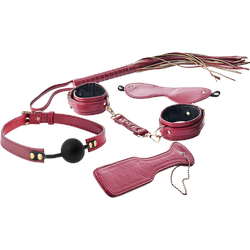 Elite - BDSM Set, 5 Teile, beere