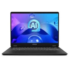 MSI Prestige 14 Ultra 7 155H 14'' 16 GB RAM 1 TB SSD RTX 4050 Ohne Betriebssystem Schwarz