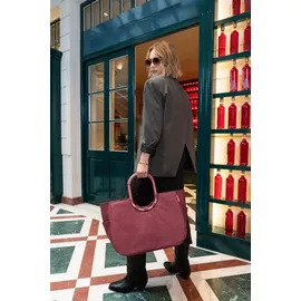 Reisenthel Loopshopper L frame twist maroon