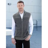 Sieh an! Strickweste in grau-meliert | Gr.: 46