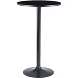FineBuy Bartisch Ø 60 cm Schwarz