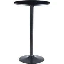 FineBuy Bartisch Ø 60 cm Schwarz