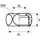 Schell Überwurfmutter ohne Dichtung, DN 15, G 1/2" x d. 12mm, Chrom 747140699