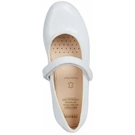 GEOX Mädchen Jr Plie' Ballerinas, Weiß, 34 EU