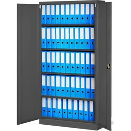Jan Nowak C001H Aktenschrank 195 cm x 90 cm x 40 cm Anthrazit