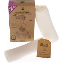 TreeBox Passiertuch - Premium Leinen Käsetuch Set - Reißfest & Ultra-Fine für Präzise Filtration - Passiertuch Wiederverwendbar - Cheesecloth - Perfekt für Saft und Suppe - 2 Stück