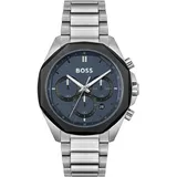 Boss Chronograph Quarz Uhr für Herren Kollektion Cloud mit Edelstahlarmband