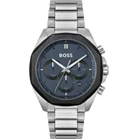 Boss Chronograph Quarz Uhr für Herren Kollektion Cloud mit Edelstahlarmband