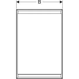 Geberit ONE 60 cm schwarz matt