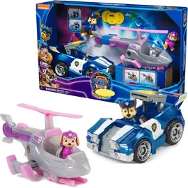 Spin Master Paw Patrol The Movie 2er Set Fahrzeuge Filmhund Figuren, Skye Chase 2er Pack Funkauto Hubschrauber