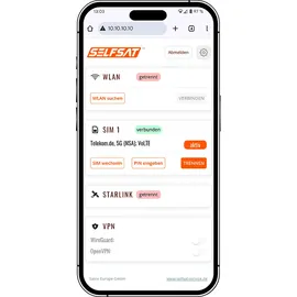 Selfsat MWR 5560 eSIM 5G Cat 20 WLAN Router