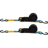 Tech-Craft Spanngurte Automatik 2er-Set 25 mm x 4 m