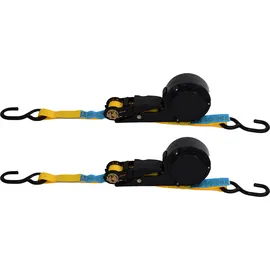 Tech-Craft Spanngurte Automatik 2er-Set 25 mm x 4 m