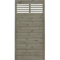 Andrewex Sichtschutzzaun Element Nicea Grau 180 cm x 90 cm